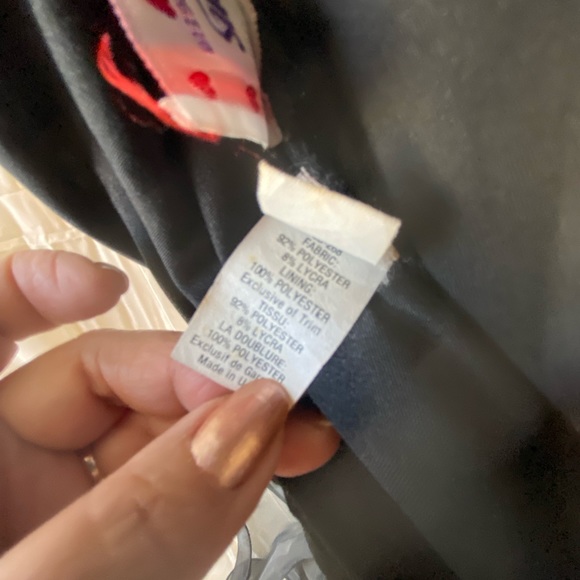 Preowned black ruffled layered dance outfit size 2-4 - Picture 11 of 11